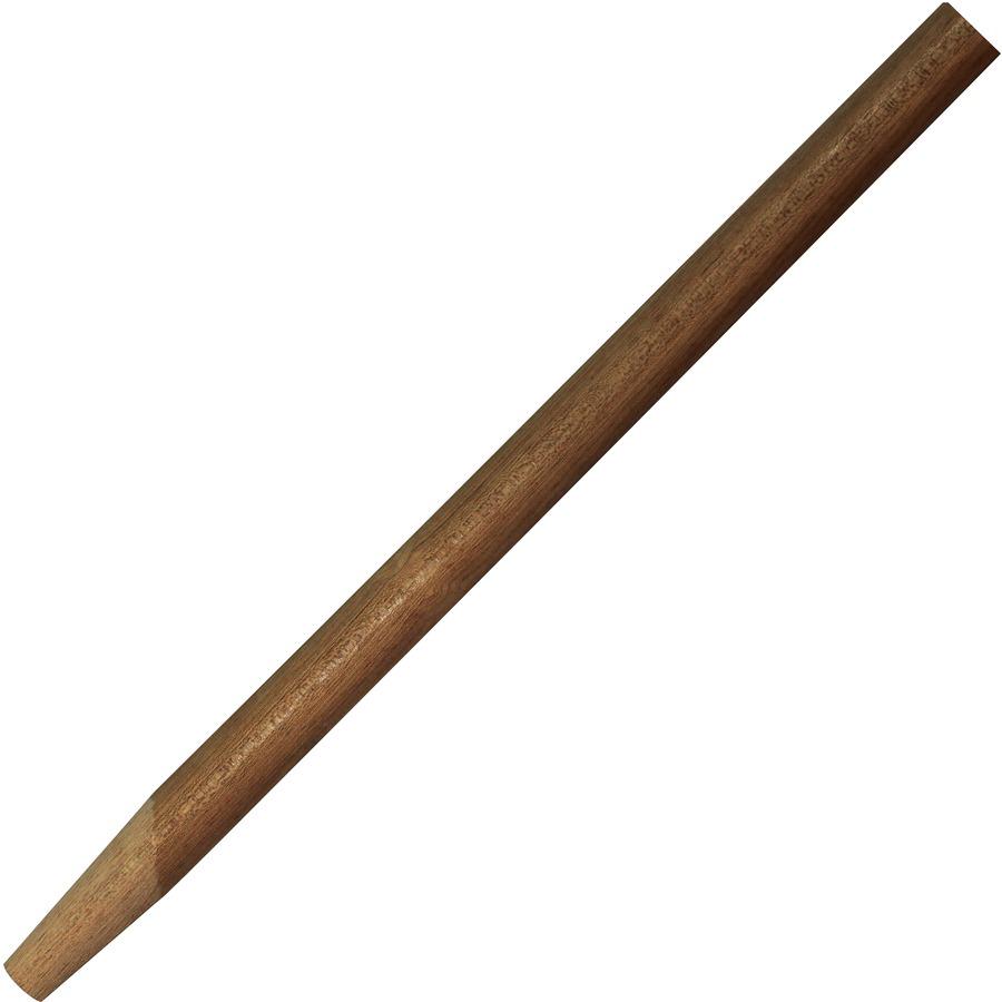 Genuine Joe Squeegee Handle - 60" Length - 1.13" Diameter - Natural - Wood - 12 / Carton. Picture 2