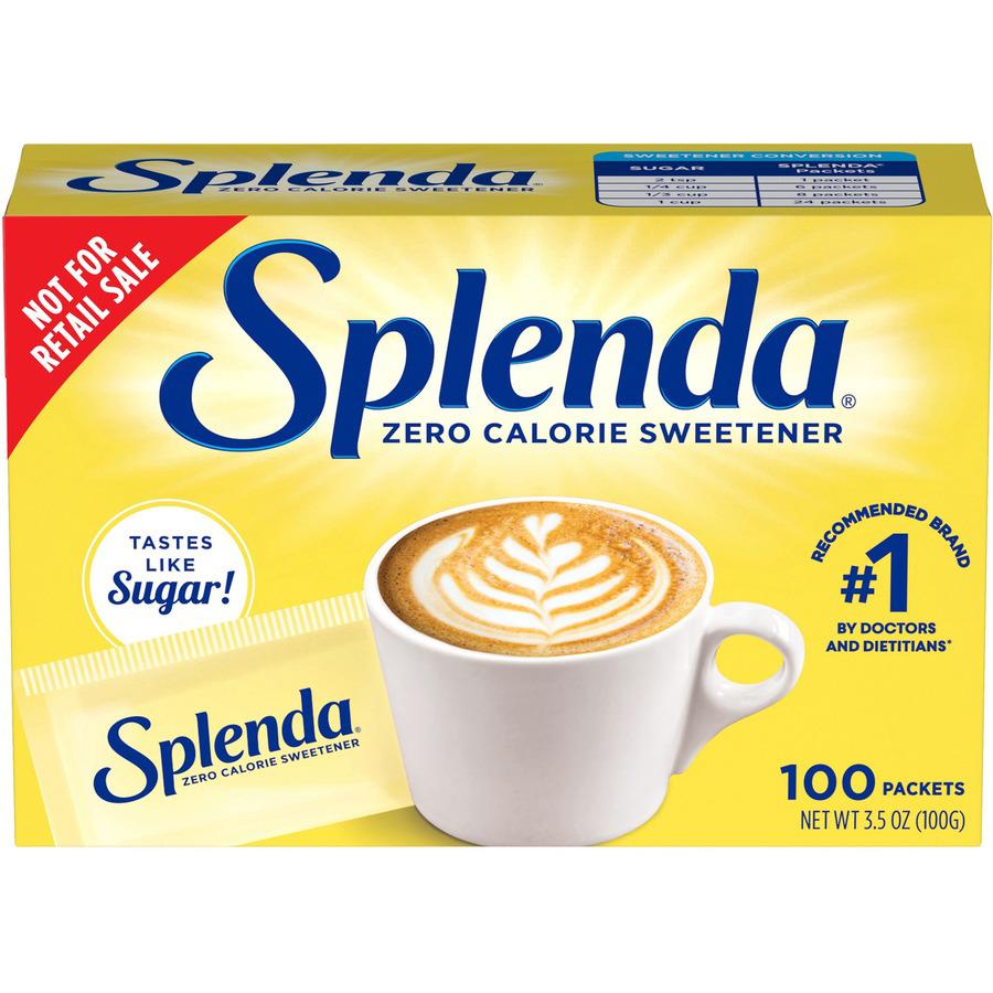 Splenda No Calorie Sweetener Packets - Packet - 0.035 oz (1 g) - Artificial Sweetener - 12/Carton. Picture 4