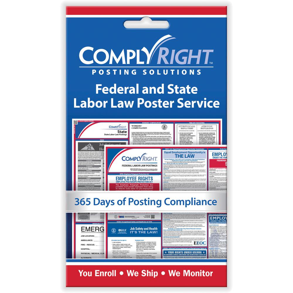 Tfp Complyright Labor Law Poster Service Blue