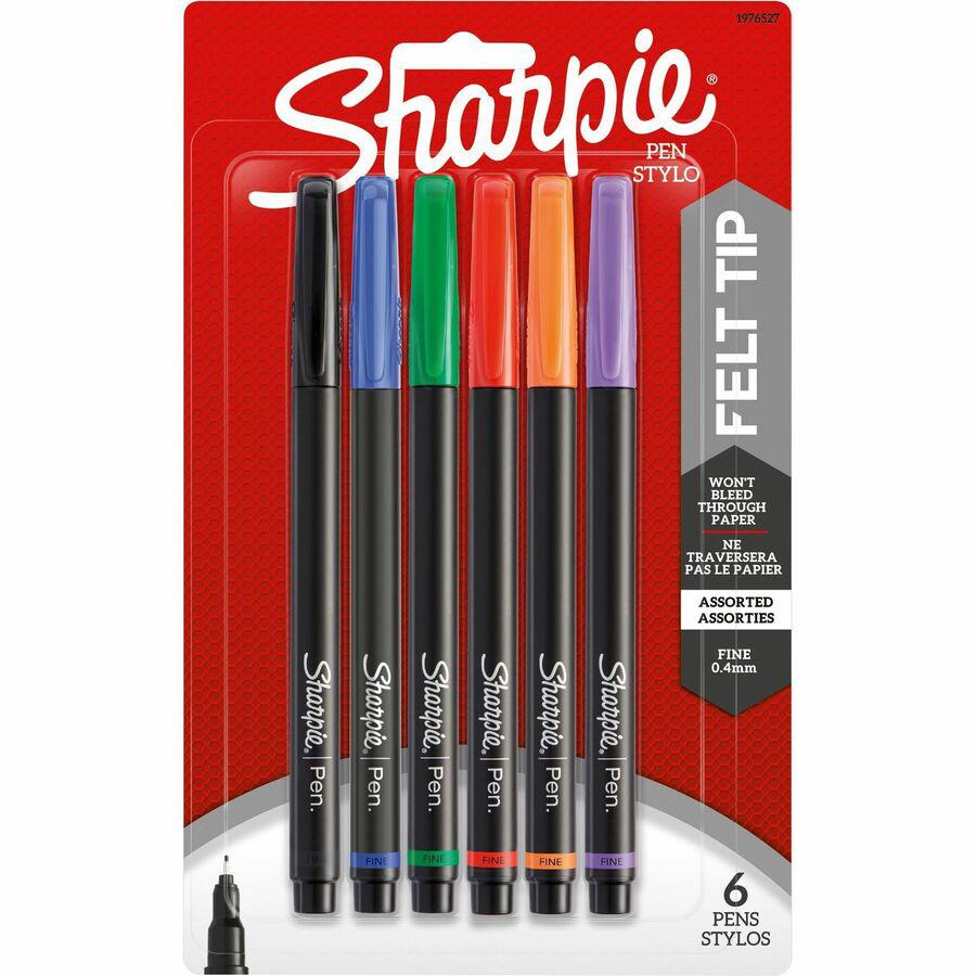 Sharpie Fine Point Pens - 6-Packs - Fine Pen Point - Assorted - 2 / Bundle. Picture 3