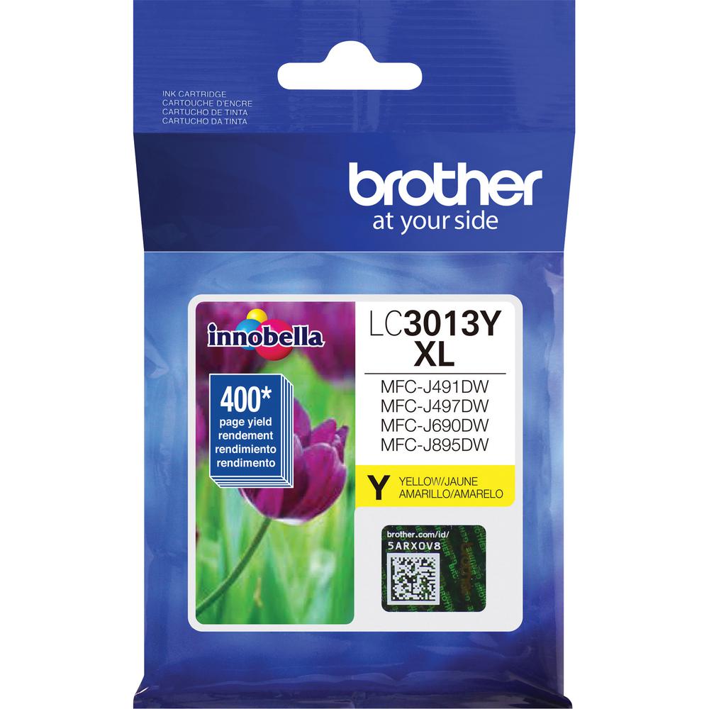Brother LC3013Y Original Ink Cartridge - Single Pack - Yellow - Inkjet - High Yield - 400 Pages - 1 Each. Picture 6
