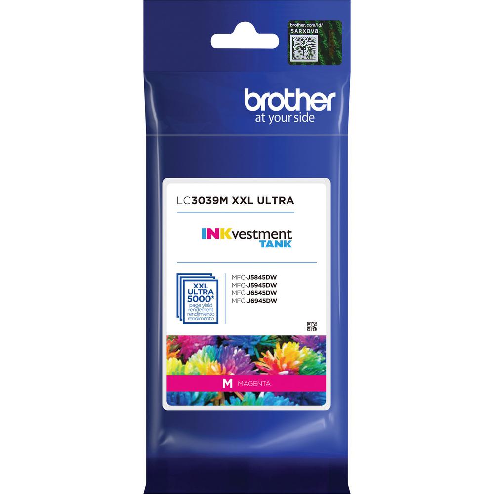 Brother Genuine LC3039M Ultra High-yield Magenta INKvestment Tank Ink Cartridge - Inkjet - Ultra High Yield - 5000 Pages - 1 Each. Picture 4