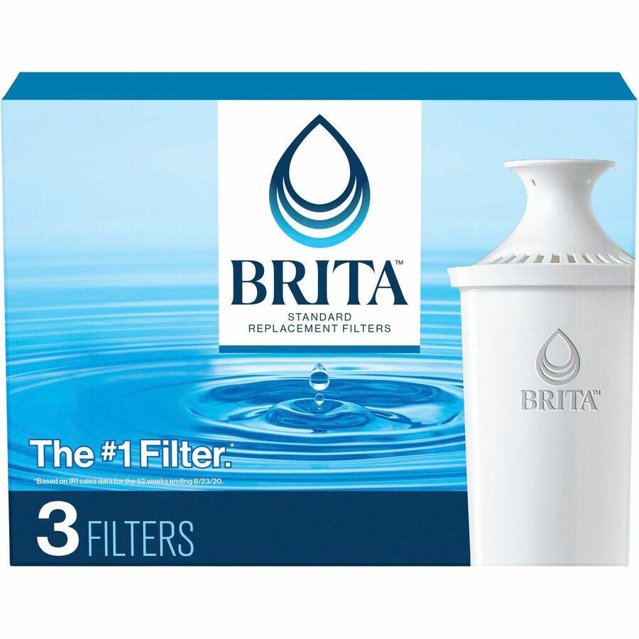 Brita Replacement Water Filter for Pitchers - Dispenser - Pitcher - 40 gal Filter Life (Water Capacity)2 Month Filter Life (Duration) - 24 / Carton - Blue, White. Picture 12