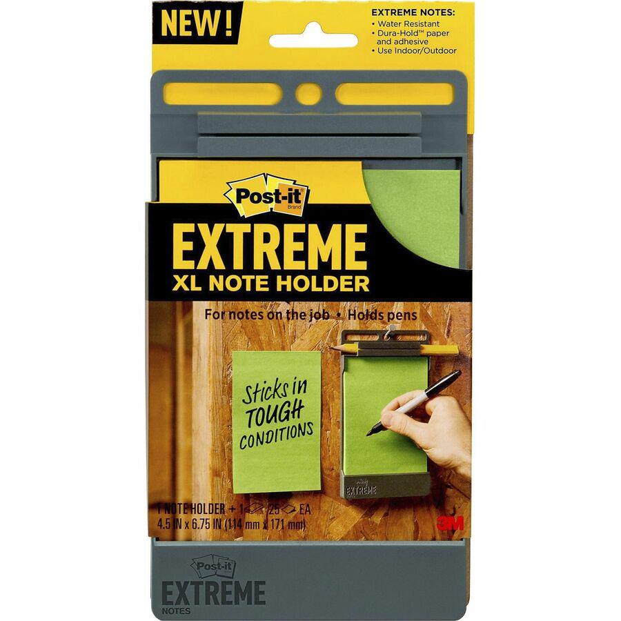 Post-it&reg; Extreme XL Notes - 25 Sheet Note Capacity - Green. Picture 6