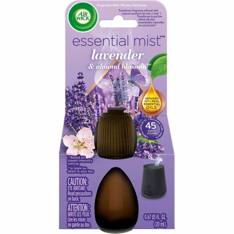 Air Wick Essential Mist Scented Diffuser Oil Refills - Oil - 0.7 fl oz (0 quart) - Lavender & Almond Blossoms - 45 Day - 6 / Carton - Long Lasting. Picture 2