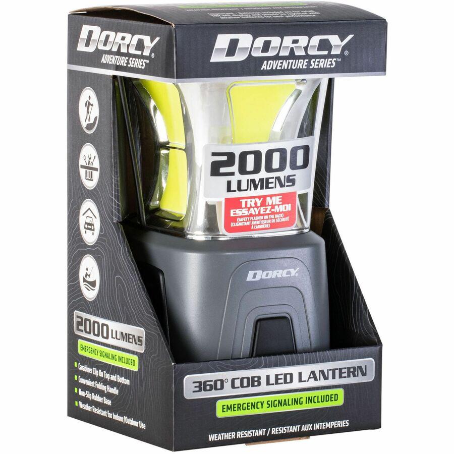 Dorcy 2000 Lumen 4D Multi-function Lantern - D - Gray, Silver. Picture 2