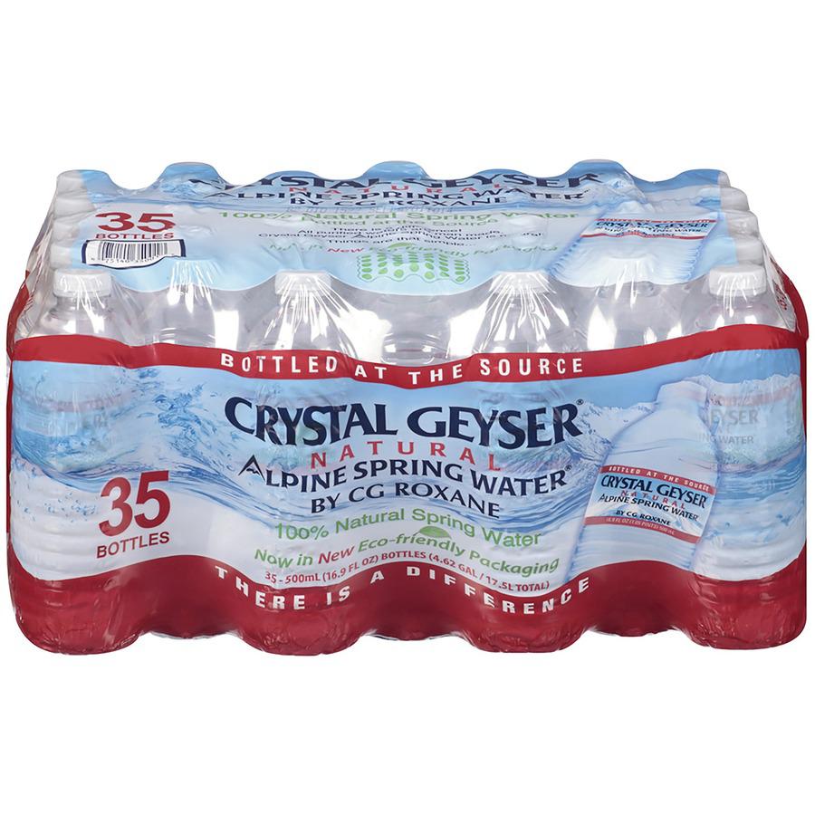 Crystal Geyser Water Alpine Spring Bottled Water - 16.90 fl oz - Clear. Picture 5