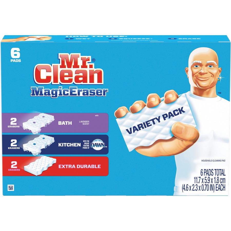 Mr. Clean Magic Eraser Variety - 6/Pack - White. Picture 3