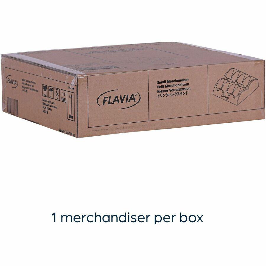 Flavia Freshpacks Small Merchandiser - 80 x Drink - Drawer Size 10" - 4.4" Height x 13.6" Width x 13" Depth - Sturdy, Compact, Recyclable - Black - Plastic - 1 Each. Picture 7