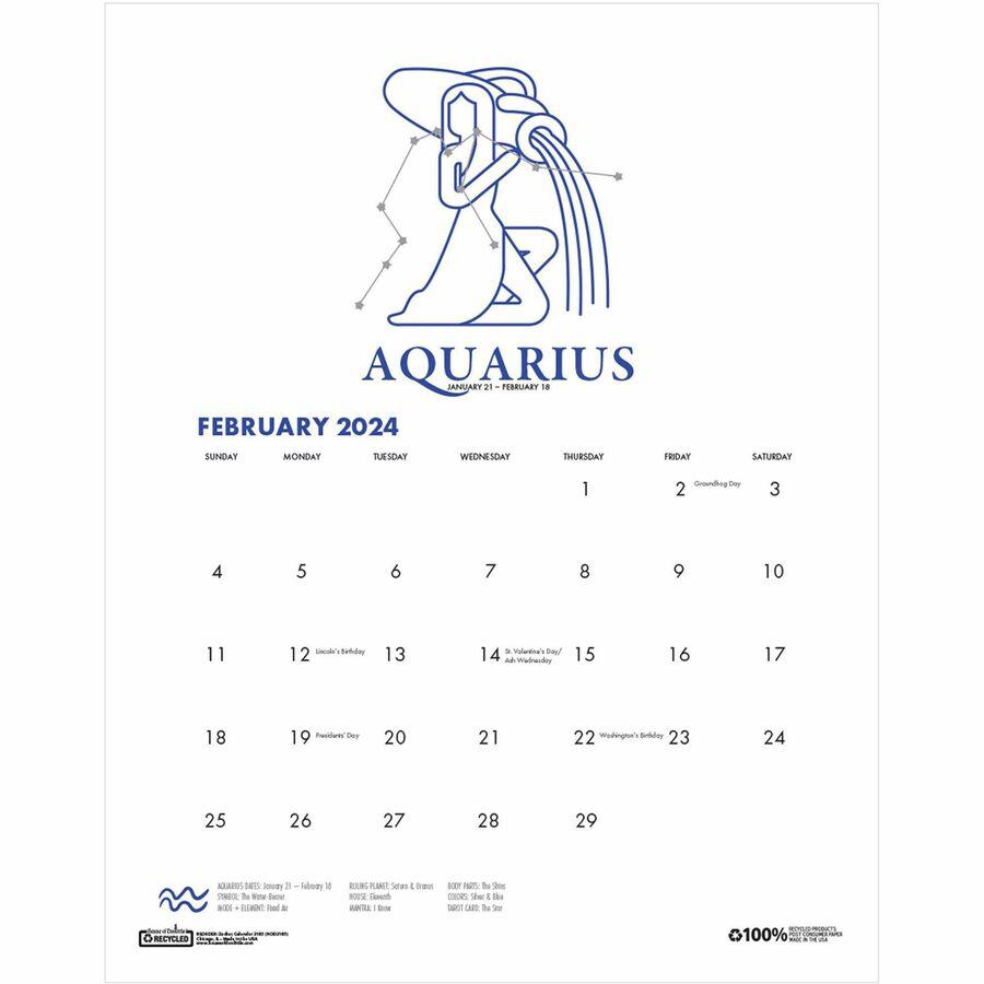 House of Doolittle Monthly Wall Calendar - Julian Dates - Monthly - 12 Month - January - December - 1 Month Single Page Layout - 11" x 14" Sheet Size - Headband - Multi - Reinforced Corner, Unruled Da. Picture 17
