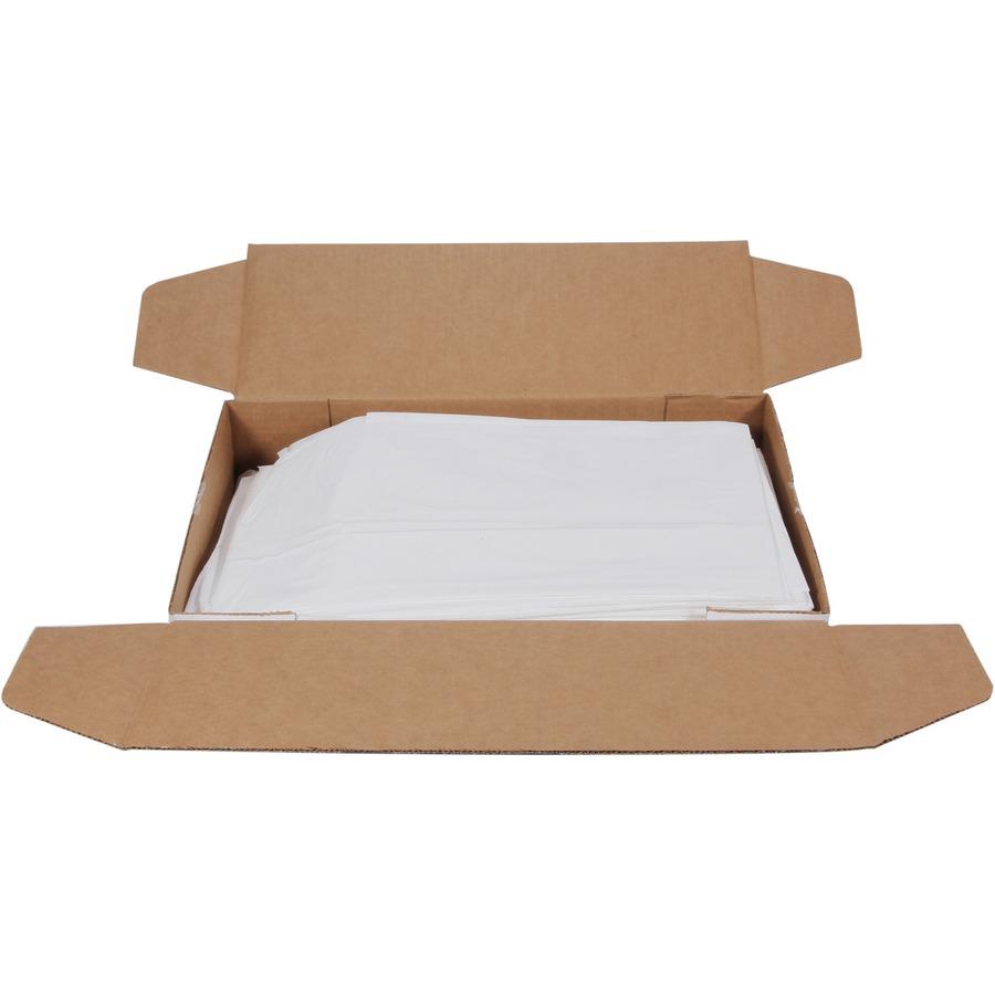 Heritage Bag Linear Low Density Can Liners - 30 gal Capacity - 30" Width x 36" Length - 1.10 mil (28 Micron) Thickness - Low Density - Clear - Linear Low-Density Polyethylene (LLDPE) - 250/Carton. Picture 2