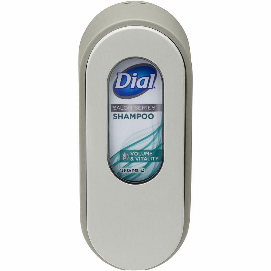 Dial Versa Salon Series Shampoo Refill - 15 fl oz (443.6 mL) - Bottle Dispenser - Hand - White - 1 Each. Picture 2