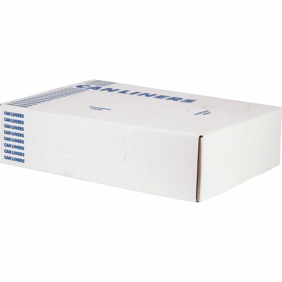 Heritage Linear Low Density Can Liners - 45 gal Capacity - 40" Width - 2 mil (51 Micron) Thickness - Low Density - Clear - Linear Low-Density Polyethylene (LLDPE) - 1Carton - 100 Per Carton - Multipur. Picture 3