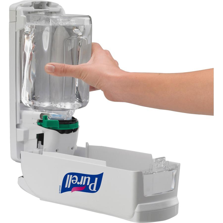 PURELL&reg; ADX-12 Dispenser - Manual - 1.27 quart Capacity - White - 6 / Carton. Picture 8