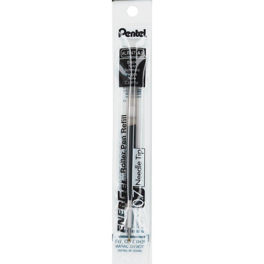 Pentel EnerGel Retractable .7mm Liquid Pen Refills - 0.70 mm, Medium Point - Black Ink - Acid-free, Quick-drying Ink - 1 Each. Picture 4