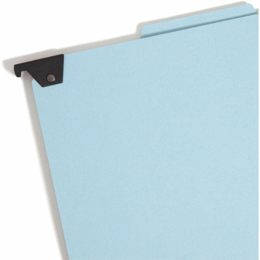 Smead 2/5 Tab Cut Letter Recycled Hanging Folder - 8 1/2" x 11" - 2" Expansion - 2 x 2S Fastener(s) - 1" Fastener Capacity for Folder - Top Tab Location - Right of Center Tab Position - 1 Divider(s) -. Picture 6