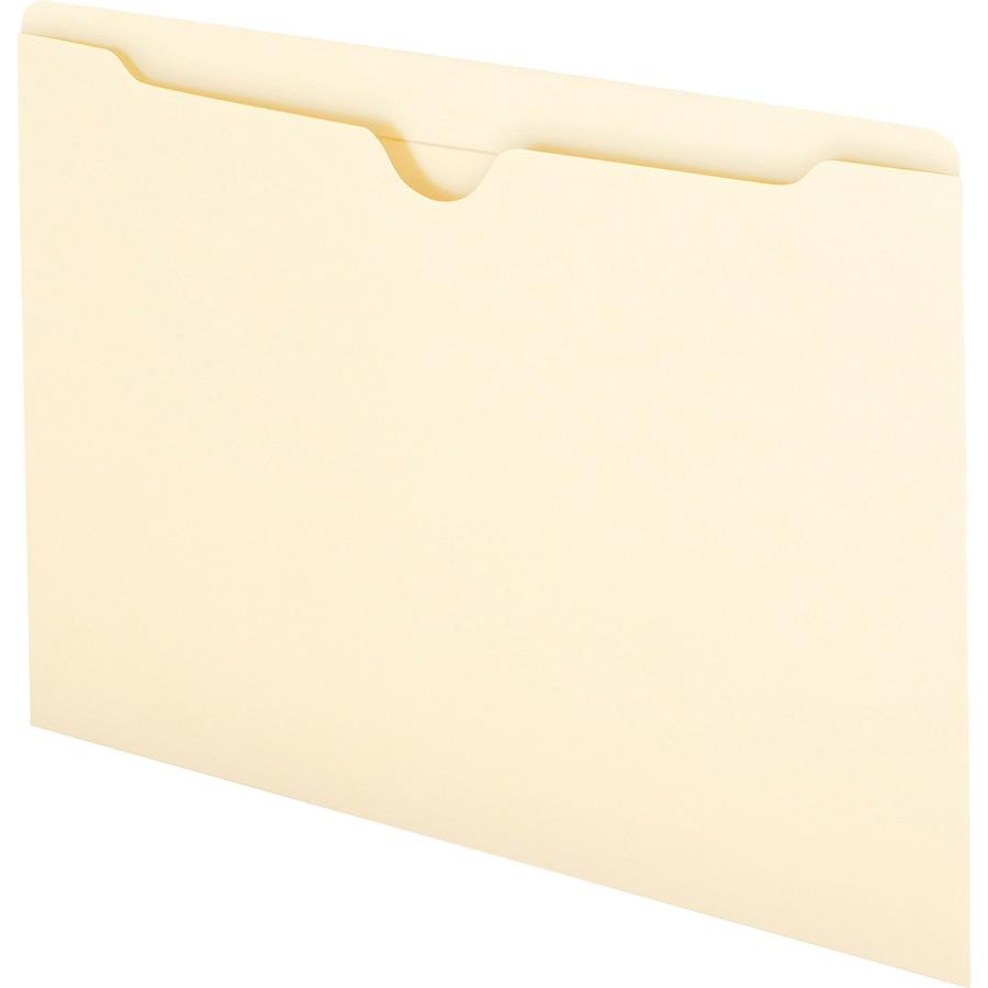 Smead Legal Recycled File Jacket - 8 1/2" x 14" - Manila - 10% Recycled - 100 / Box. Picture 4