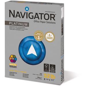 Navigator Platinum Office Multipurpose Paper - 99 Brightness - Letter - 8 1/2" x 11" - 32 lb Basis Weight - Smooth - 2000 / Carton - Jam-free. Picture 3
