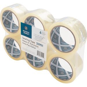 Business Source 3" Core Sealing Tape - 55 yd Length x 1.88" Width - 3" Core - Pressure-sensitive Poly - 2 mil - Adhesive Backing - Abrasion Resistant, Moisture Resistant, Split Resistant - For Packing. Picture 7