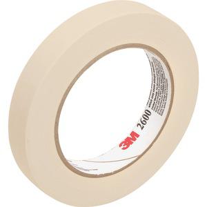 Highland Economy Masking Tape - 60 yd Length x 0.71" Width - 4.4 mil Thickness - 3" Core - Rubber Backing - For Labeling, Bundling, Wrapping, Mounting, Holding - 12 / Pack - Tan. Picture 3