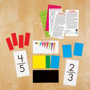 Trend Fraction Fun Flash Cards - Educational - 1 / Box. Picture 3