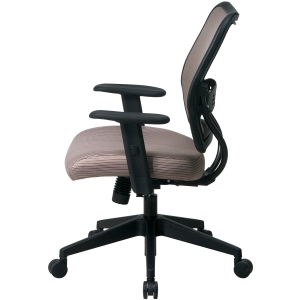 Office Star Space VeraFlex Series Task Chair - Fabric Latte Seat - Fabric Back - 5-star Base - Latte - 19.50" Seat Width x 20" Seat Depth - 27" Width x 26.5" Depth x 40" Height. Picture 9