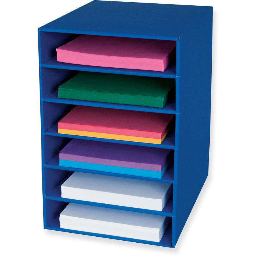 Classroom Keepers 6-Shelf Organizer - 17.8" Height x 13.5" Width x 12" Depth - 70% Recycled - 1 Each. Picture 5