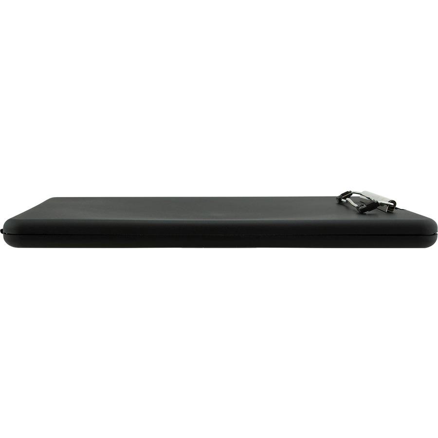 Saunders SlimMate Storage Clipboard - 0.50" Clip Capacity - 9 2/5" x 13 1/2" - Polypropylene - Black - 1 Each. Picture 7