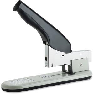Business Source Heavy-duty Stapler - 220 Sheets Capacity - 1/4" , 1/2" , 3/8" , 5/8" , 9/16" , 13/16" , 15/16" , 7/8" , 3/4" , 5/16" Staple Size - 1 Each - Black, Putty. Picture 6