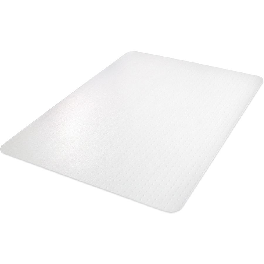 Lorell Oversized Chairmat - Hard Floor - 60" Width x 60" Depth - Square - Polycarbonate - Clear - 1Each. Picture 6