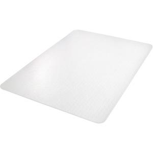 Lorell Big & Tall Chairmat - Carpeted Floor - 36" Width x 48" Depth - Rectangular - Polycarbonate - Clear - 1Each. Picture 11