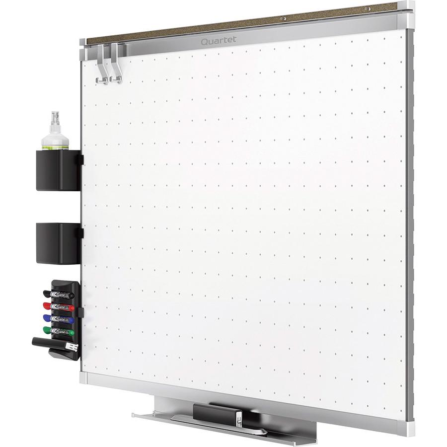 Quartet Prestige 2 Dry-Erase Board - 48" (4 ft) Width x 36" (3 ft) Height - White Surface - Silver Aluminum Frame - Horizontal - 1 Each. Picture 8