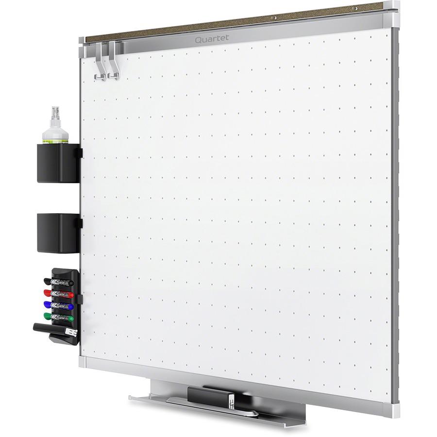 Quartet Prestige 2 Total Erase Whiteboard - 72" (6 ft) Width x 48" (4 ft) Height - White Surface - Graphite Frame - Horizontal - 1 / Each. Picture 7