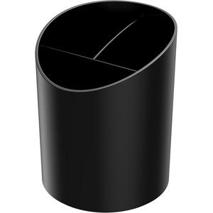 Deflecto Sustainable Office Recycled Large Pencil Cup - 5.6" x 4.4" x 4.4" - 1 Each - Black. Picture 7