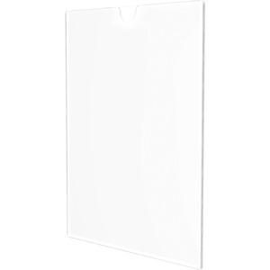 Lorell Cubicle Frame - 1 Each - 8.50" Holding Width x 11" Holding Height - Rectangular Shape - Wall Mountable - Acrylic - Wall, File Cabinet, Locker, Cubicle - Clear. Picture 15