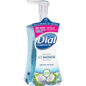 Dial Complete Coconut Water Foam Hand Wash - 7.5 fl oz (221.8 mL) - Pump Bottle Dispenser - Bacteria Remover - Hand - Blue - Rich Lather - 1 Each. Picture 4