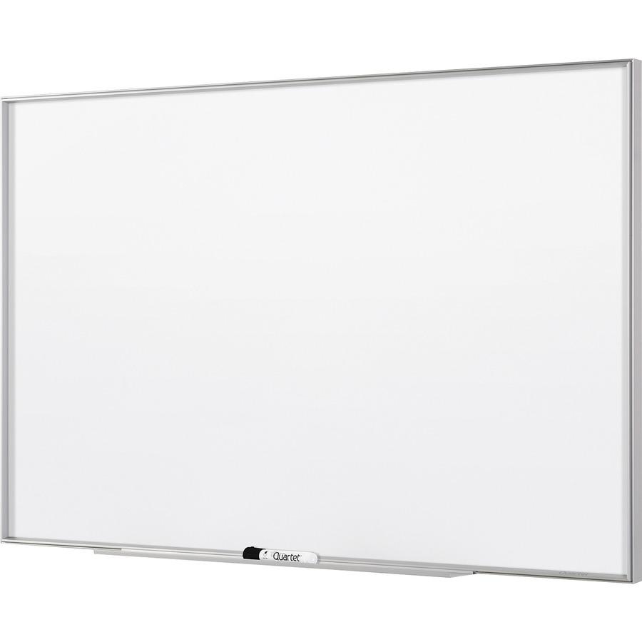 Quartet Fusion Nano-Clean Magnetic Dry-Erase Board - 48" (4 ft) Width x 36" (3 ft) Height - White Surface - Silver Aluminum Frame - Horizontal/Vertical - Magnetic - 1 Each. Picture 2