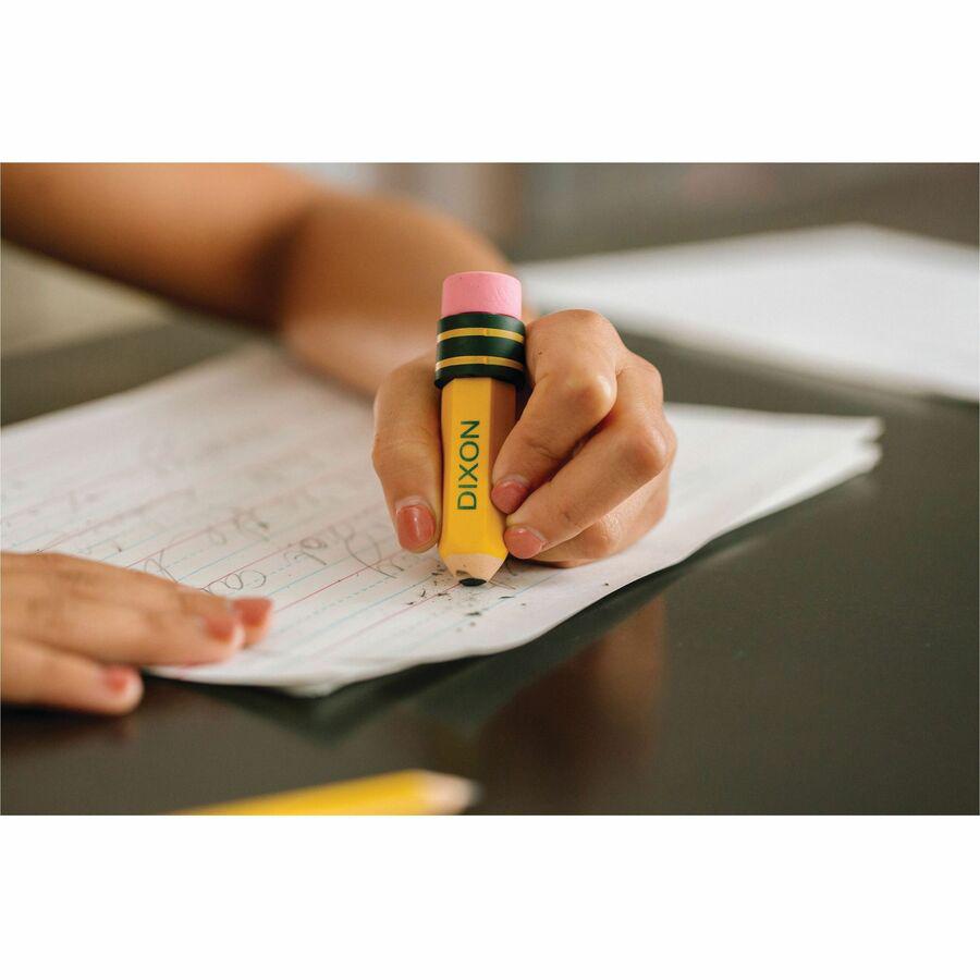 Ticonderoga Pencil-Shaped Erasers - Yellow - Pencil - 36 / Box - Latex-free, Smudge-free, Non-toxic. Picture 6