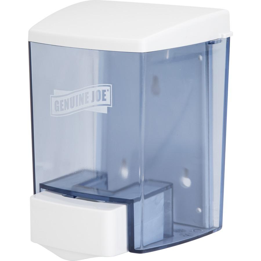 Genuine Joe 30 oz Soap Dispenser - Manual - 30 fl oz Capacity - 12 / Carton. Picture 4