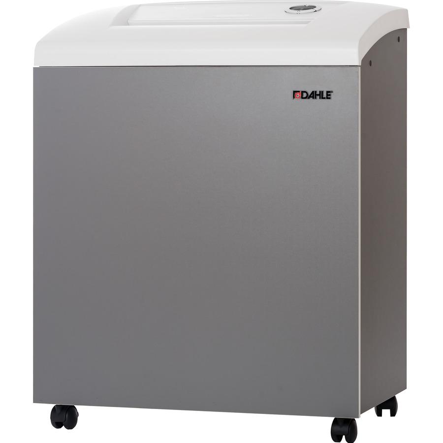 Dahle 50564 Oil-Free Department Shredder - Continuous Shredder - Cross Cut - 24 Per Pass - for shredding Staples, Paper Clip, Credit Card, CD, DVD - 0.125" x 1.563" Shred Size - P-4 - 30 ft/min - 16" . Picture 5