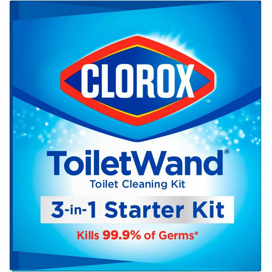 Clorox ToiletWand Disposable Toilet Cleaning System - 1 Kit (Includes: ToiletWand, Storage Caddy, Disinfecting ToiletWand Refill Heads). Picture 8