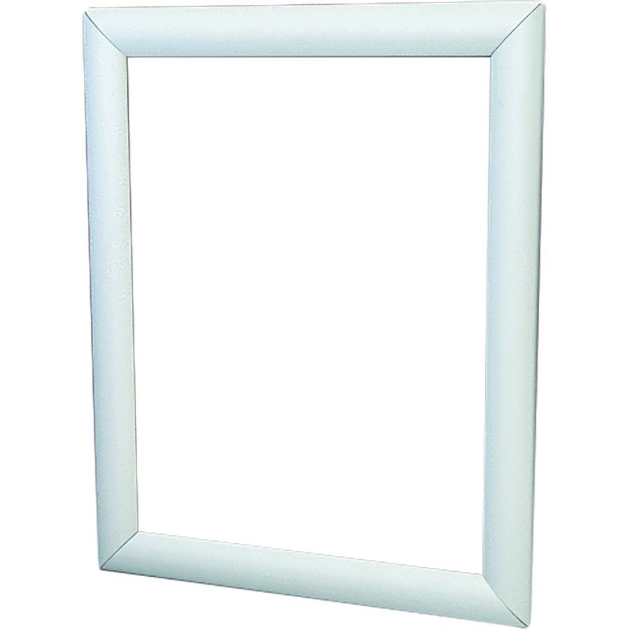 Deflecto Wall-Mount Display Frame - 9.75" x 12.25" Frame Size - Holds 8.50" x 11" Insert - Rectangle - Vertical, Horizontal - Satin - Front Loading, Anti-glare, Dust Resistant, Debris Resistant - 1 Ea. Picture 8