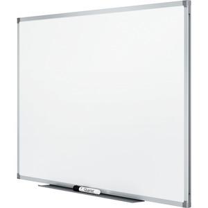 Quartet Standard DuraMax Magnetic Whiteboard - 72" (6 ft) Width x 48" (4 ft) Height - White Porcelain Surface - Silver Aluminum Frame - Rectangle - Horizontal/Vertical - Magnetic - Assembly Required -. Picture 2
