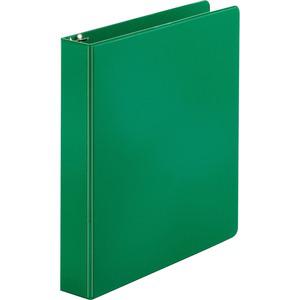 Business Source Basic Round Ring Binders - 1 1/2" Binder Capacity - Letter - 8 1/2" x 11" Sheet Size - 350 Sheet Capacity - 3 x Round Ring Fastener(s) - Inside Front & Back Pocket(s) - Chipboard, Poly. Picture 3