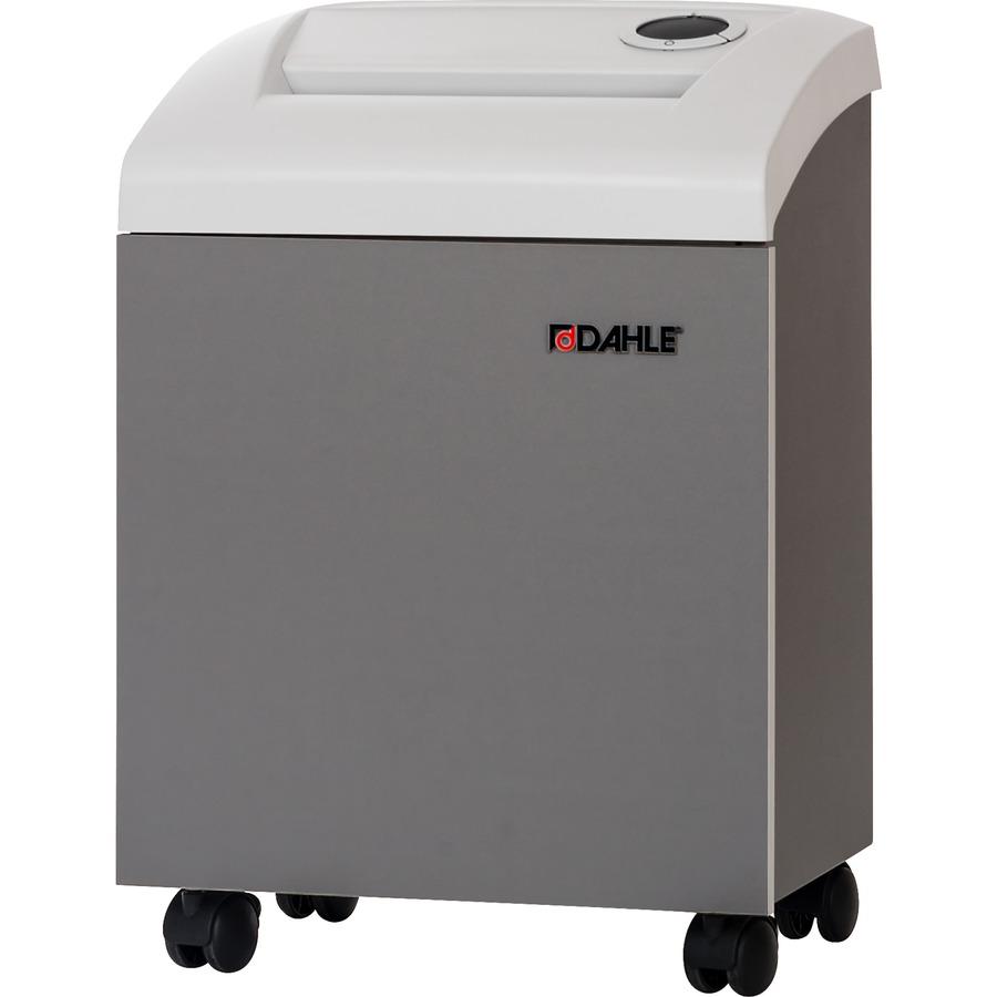Dahle 50114 Small Office Shredder - Cross Cut - 12 Per Pass - for shredding Staples, Paper Clip, Credit Card, CD - 0.125" x 1.563" Shred Size - P-4 - 22 ft/min - 9.50" Throat - 10 Minute Run Time - 10. Picture 11