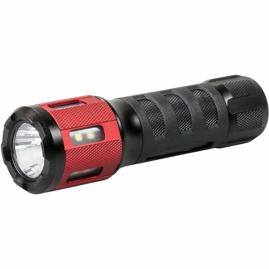 Dorcy Ultra HD Series Twist Flashlight - 360 lm Lumen - 3 x AAA - Battery - Impact Resistant - Black, Red - 1 Each. Picture 7