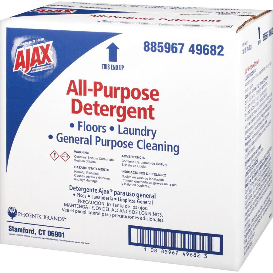 Ajax All-Purpose Laundry Detergent - Powder - 576 oz (36 lb) - Sunshower Fresh Scent - 1 Each. Picture 5