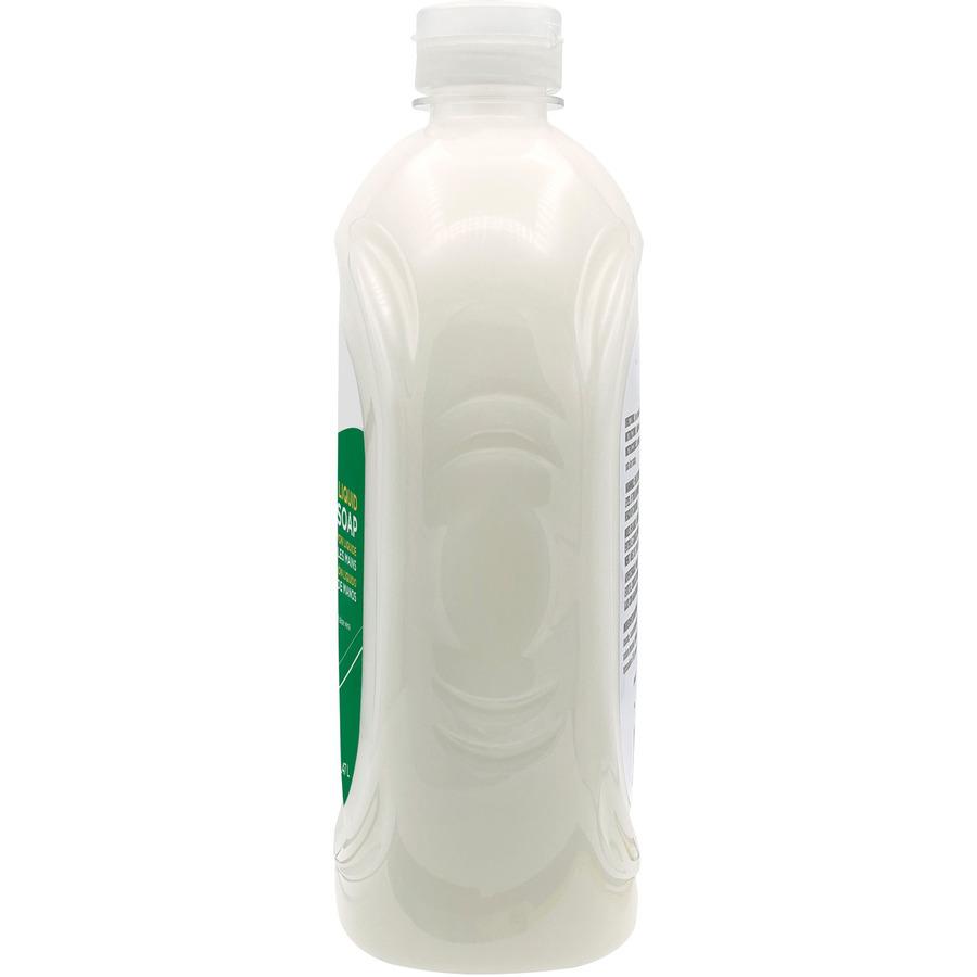 Genuine Joe Lotion Soap - 50 fl oz (1478.7 mL) - Bottle Dispenser - Hand, Skin - White - Anti-irritant - 4 / Carton. Picture 6
