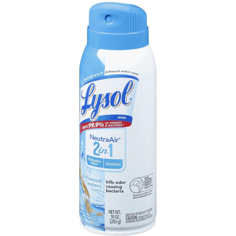 Lysol Neutra Air 2 in 1 Spray - Spray - 10 oz (0.62 lb) - Fresh Air Scent - 1 Each. Picture 8