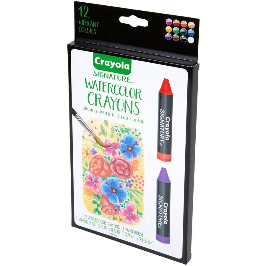 Crayola Signature Premium Watercolor Crayons - Assorted. Picture 9